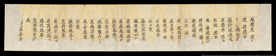 A manuscript with Tangut text.